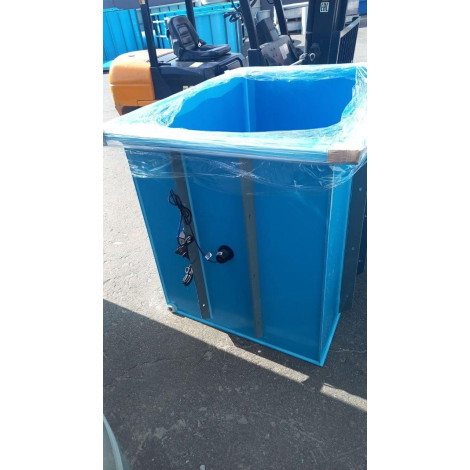 Купель прямоугольная 1180 л (1,2х0,9х1,1 м) дополнительно комплект с освещением фото