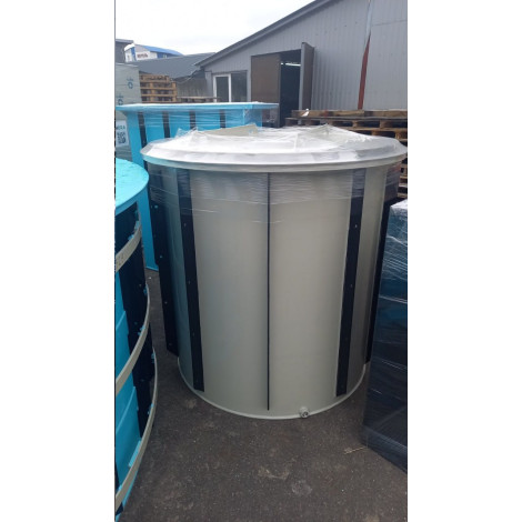 Купель круглая 1800 л (1,3х1,4 м) дополнительно комплект с крышкой фото