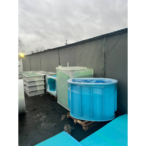 Купель овальная 2123 л (1,6х1,3х1,3 м)  фото №21