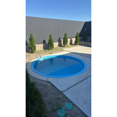 Купель круглая 6800 л (2,5х1,4 м) дополнительно комплект с фильтром (под заказ) фото