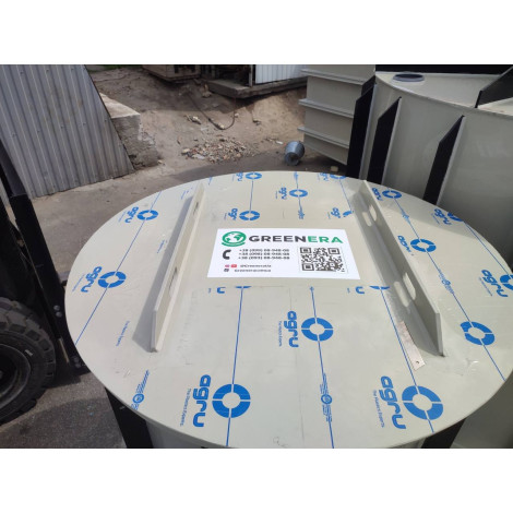 Купель круглая 940 л (1х1,2 м), дополнительно комплект с крышкой (под заказ)  фото №5