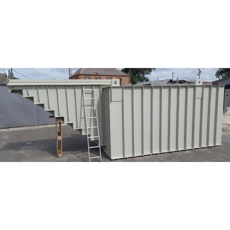 Погреб пластиковый прямоугольный с боковым входом COM-BOX ТОП 2,5х2,5х2 м  фото №48