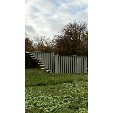 Погреб пластиковый прямоугольный с боковым входом COM-BOX ТОП 2,5х2,5х2 м  фото №58