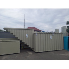 Погріб пластиковий прямокутний з боковим входом COM-BOX ТОП 4х2,4х2 м фото