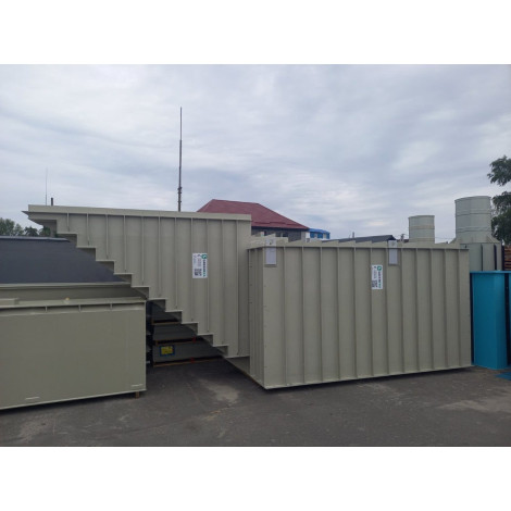 Погріб пластиковий прямокутний з боковим входом COM-BOX ТОП 4х2,4х2 м фото