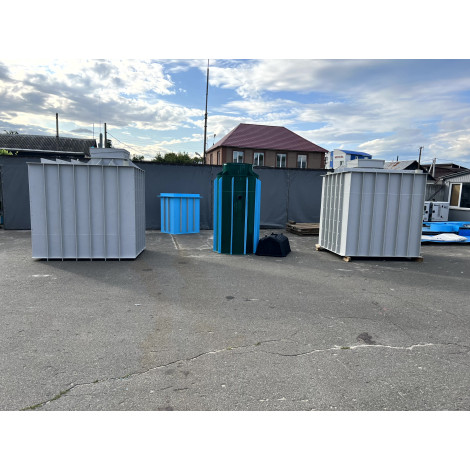 Погріб пластиковий прямокутний з вертикальним входом COM-BOX ТОП 3х2х2 м  фото №33