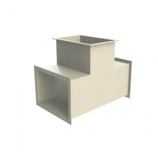 Прямокутний поліпропіленовий трійник D-900х900 мм фото