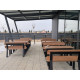 Декоративная HPL панель, компакт-плита 4626 Natural AUSTRALIA CHESTNUT, черное ядро, 2100х700x12 (цена за лист)  фото №4