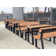 Декоративная HPL панель, компакт-плита 4626 Natural AUSTRALIA CHESTNUT, черное ядро, 2100х700x12 (цена за лист)  фото №6