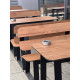 Декоративная HPL панель, компакт-плита 4626 Natural AUSTRALIA CHESTNUT, черное ядро, 2100х700x12 (цена за лист)  фото №9