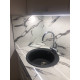 Декоративная HPL панель, компакт-плита 5657 Esse AFYON MARBLE, черное ядро, 2100х700x12 (цена за лист)  фото №5
