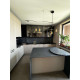 Декоративная HPL панель, компакт-плита 5666 Esse GREY MARBLE, черное ядро, 2100х700x12 (цена за лист)  фото №8