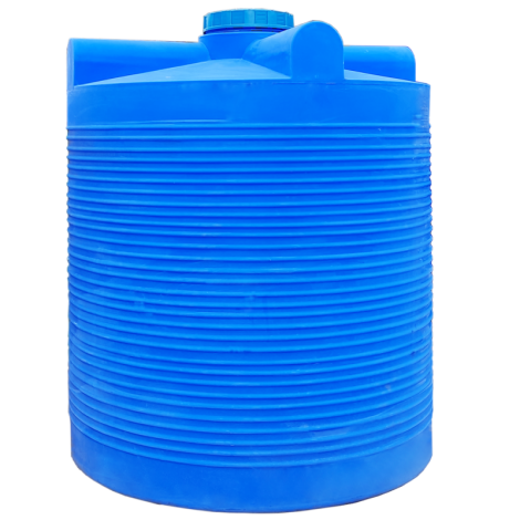 Бочка вертикальная на 5000 литров (5м3), голубая фото