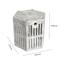 Дренажный бетонный модуль 3000 л