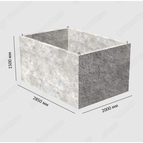 Выгребная бетонная яма на 6000 литров фото