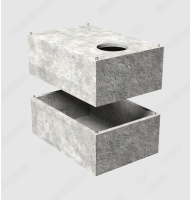 Cептик на 10000 літрів, однокамерний (10м3)