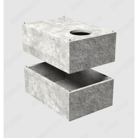 Выгребная яма бетонная на 10000 литров фото