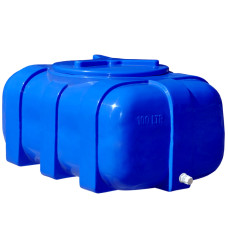 Ємність на 100 літрів, горизонтально овальна, Двошарова фото