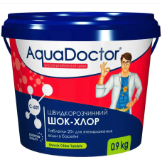 Шок-хлор для басейну AquaDoctor C-60T 0.9 кг в таблетках фото