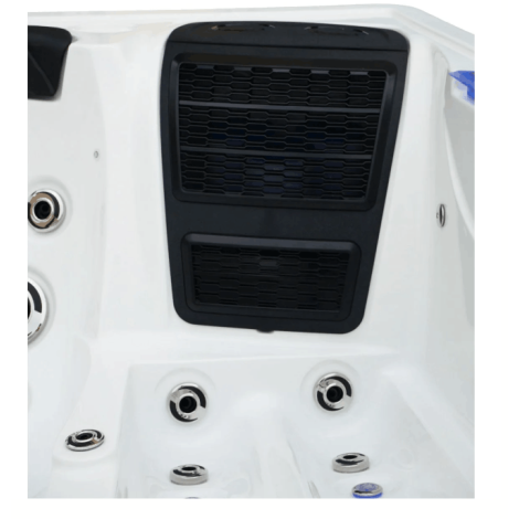 СПА-басейн Aquajoy Saint-Tropez (280х230х95 см), Сріблясто-білий мармур  фото №5