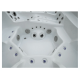 СПА-басейн Aquajoy Saint-Tropez (280х230х95 см), Сріблясто-білий мармур  фото №6
