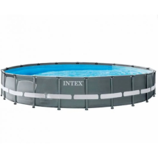 Каркасний басейн Intex 26334 ULTRA XTR (610х122 см) з пісочним фільтром, драбиною, підкладкою і тентом фото