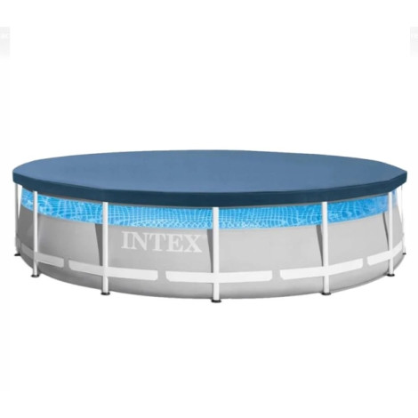 Каркасний басейн Intex 26722 Premium (427х107 см) з картриджним фільтром, драбиною, підкладкою, і тентом  фото №2