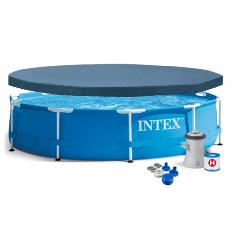 Каркасний басейн Intex 28202 (305х76 см) з картриджним фільтром  фото №4