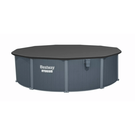 Сборный бассейн Bestway Hydrium 561CU (488х132 см) с песочным фильтром, лестницей и тентом  фото №6