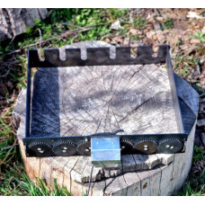 Автоматична шашличниця Boro-k на 6 шампурів з мотором в комплекті фото