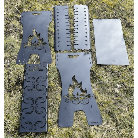 Мангал розбірний високий преміум 10 шампурів  фото №2