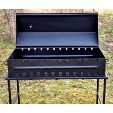 Мангал садовий на 12 шампурів 3 мм фото