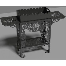 Мангал “Тризуб” на 12 шампурів фото