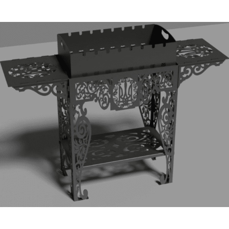 Мангал “Тризуб” на 12 шампурів фото