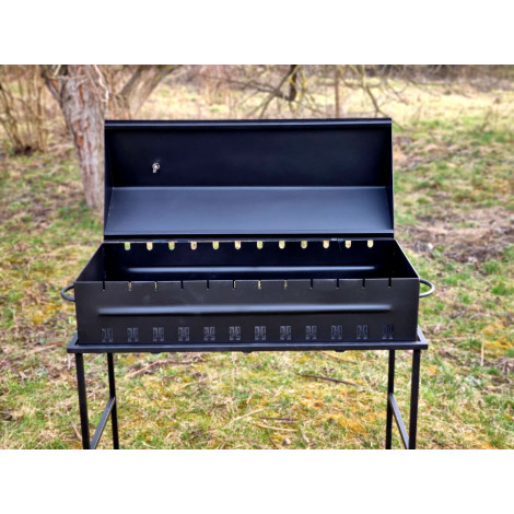 Мангал садовий на 12 шампурів 3 мм  фото №4