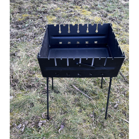 Мангал-валіза Boro-k на 8 шампурів 3 мм  фото №3