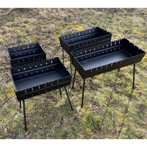 Мангал-валіза Boro-k на 12 шампурів 3 мм фото