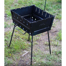 Мангал-валіза Boro-k на 6 шампурів 3 мм фото