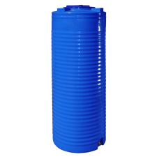 Вертикальная емкость 200 л, Двухслойная узкая фото