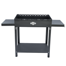 Мангал стаціонарний Daddy Smoke із 5 мм на 16 шампурів фото