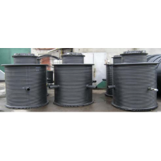 Корпус полиэтиленового колодца со структурированным строением стенки 6100 литров фото