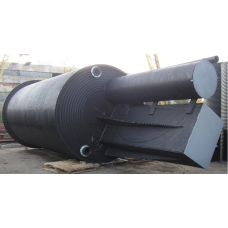 Каналізаційна насосна станція в корпусі із структурованого поліетилену та водовідбійною пластиною 12000 л фото