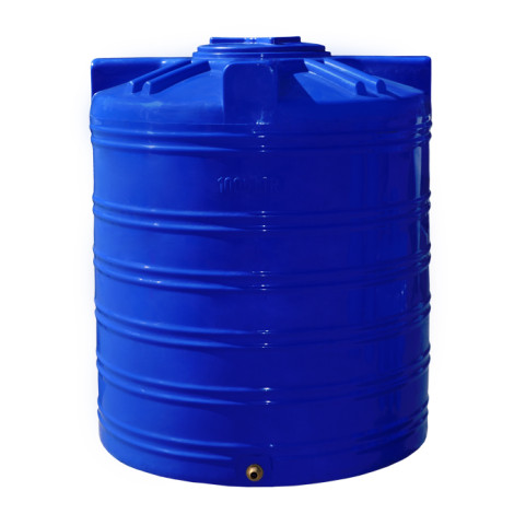 Бочка вертикальная на 1000 литров (1м3), Двухслойная фото