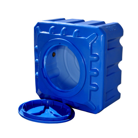 Ємність квадратна на 500 літрів, Двошарова  фото №2