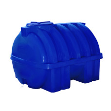 Емкость на 2000 литров усиленная ребром, Двухслойная горизонтальная фото