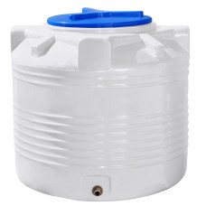 Бочка вертикальная на 200 литров, полиэтиленовая фото