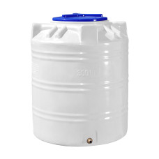 Бочка вертикальная на 300 литров, полиэтиленовая фото