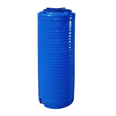 Вертикальная емкость на 300 литров узкая, Двухслойная фото