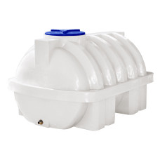 Емкость 750 литров, горизонтальная с ребром фото