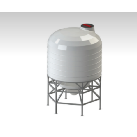Конусная емкость на 2000 литров с лопастной мешалкой фото
